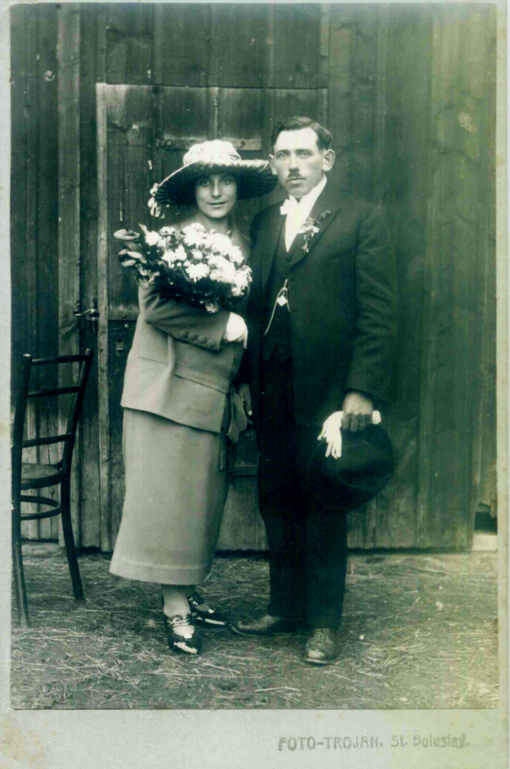 Borek č.3 - Václav Kettner a Marie Hálová ze Křenku č.14 - 25.9.1923