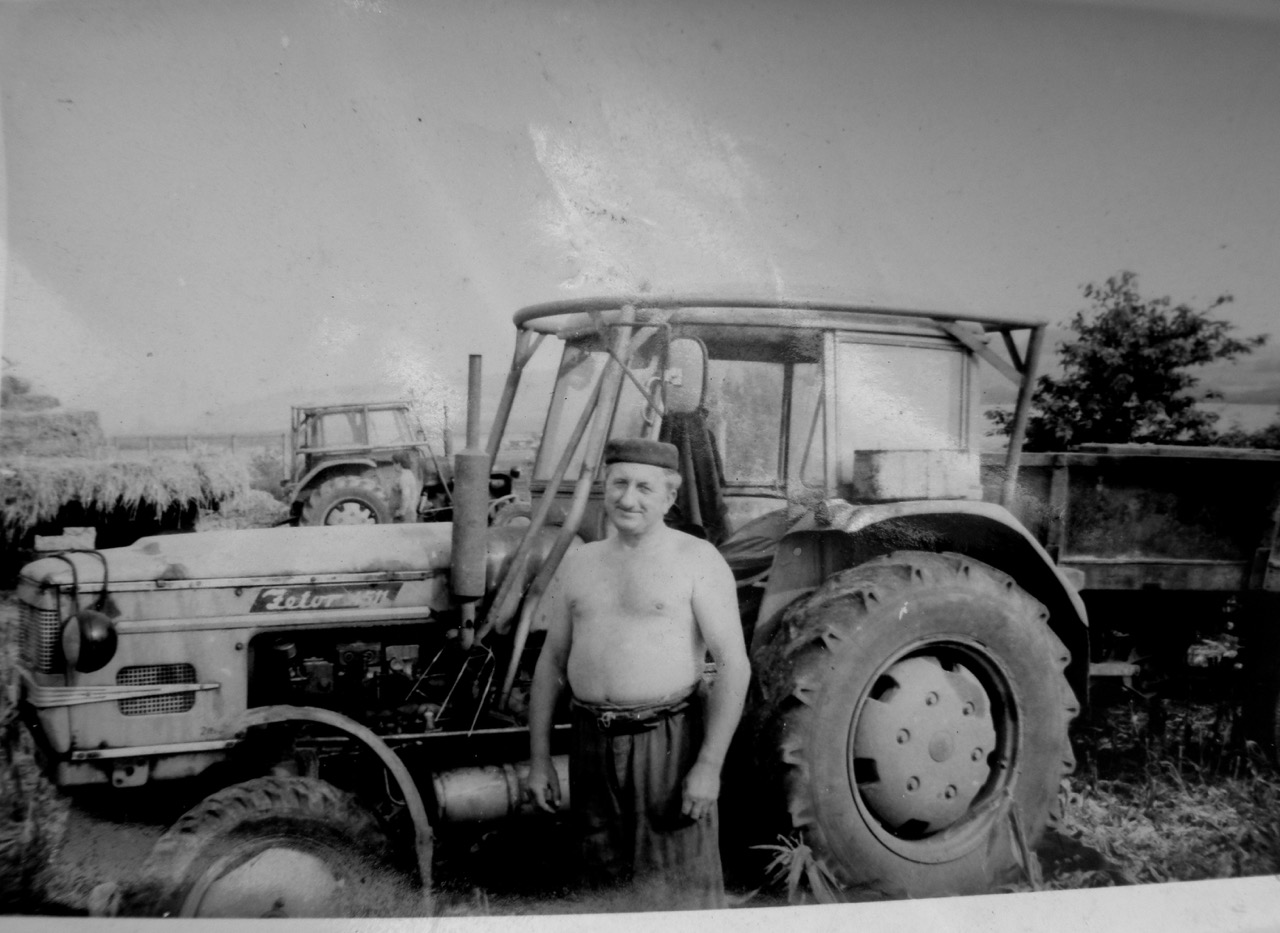 Jiří Vaněk traktorista